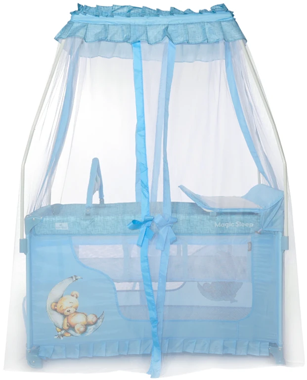 Манеж Lorelli Magic Sleep BBlue Moon SLEEPING BEAR