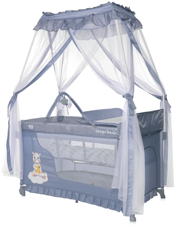 Манеж Lorelli Magic Sleep Cool Grey HIPPO