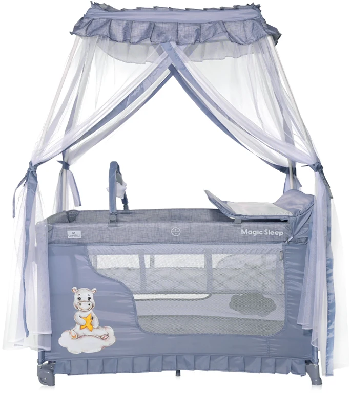 Манеж Lorelli Magic Sleep Cool Grey HIPPO