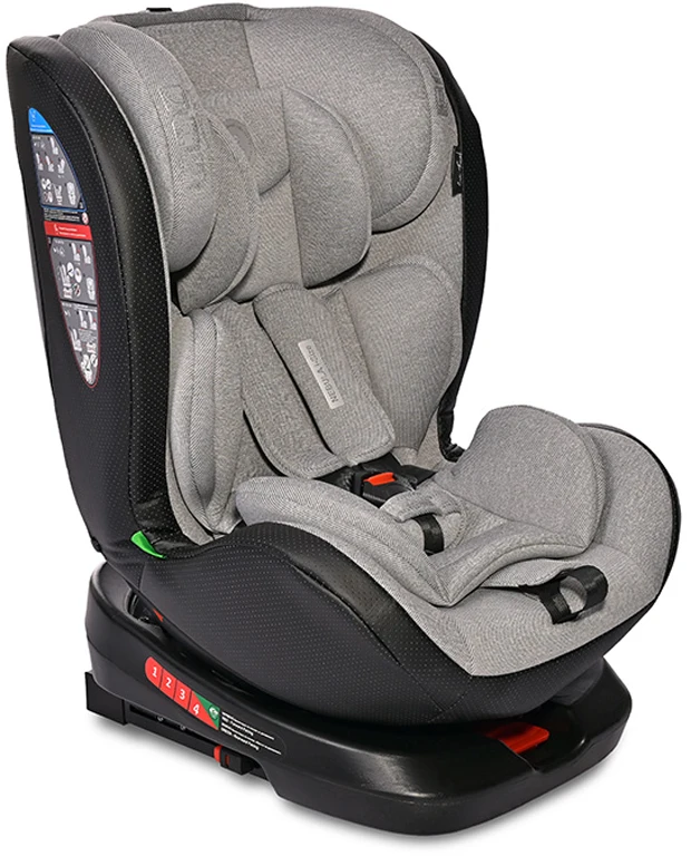 Автокресло Lorelli Nebula i-Size Isofix 360° Grey