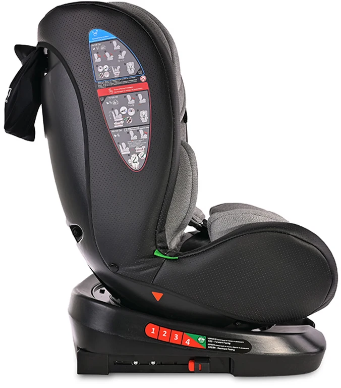 Автокрісло Lorelli Nebula i-Size Isofix 360° Grey