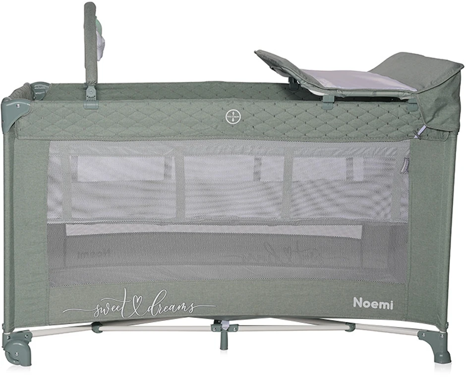 Манеж Lorelli NOEMI 2 Layers Plus Iceberg Green Star