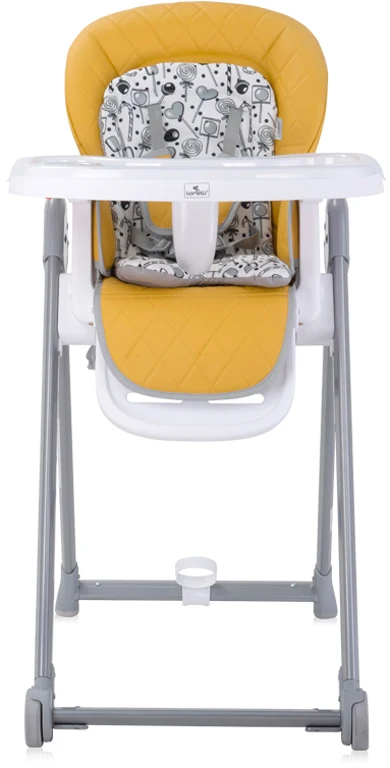 Детский стульчик для кормления Lorelli PARTY Lemon Curry Leather