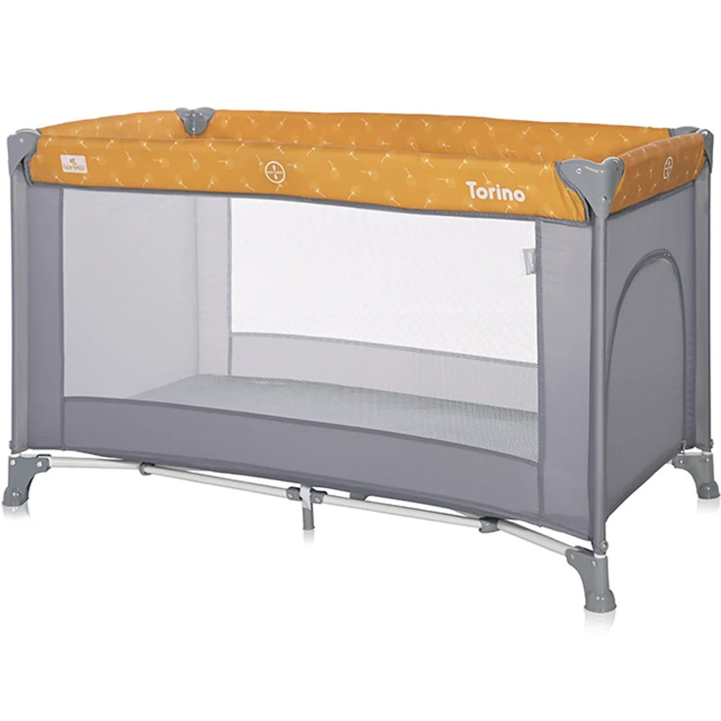 Детский манеж Lorelli TORINO 1 Layer Lemon Curry Floral