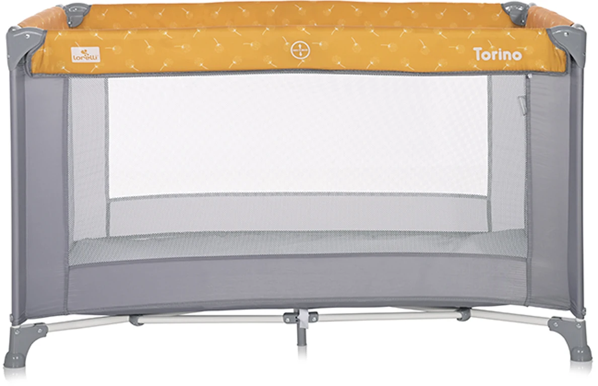 Дитячий манеж Lorelli TORINO 1 Layer Lemon Curry Floral