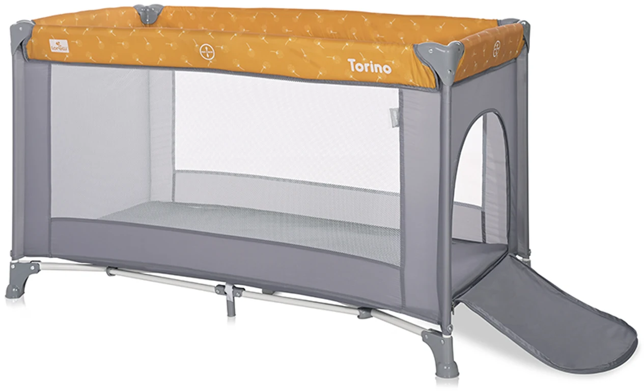 Дитячий манеж Lorelli TORINO 1 Layer Lemon Curry Floral