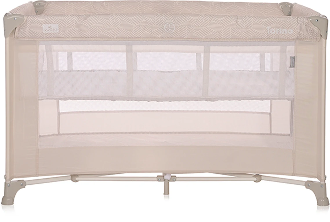 Дитячий манеж Lorelli TORINO 2 Layer Fog Striped Elements