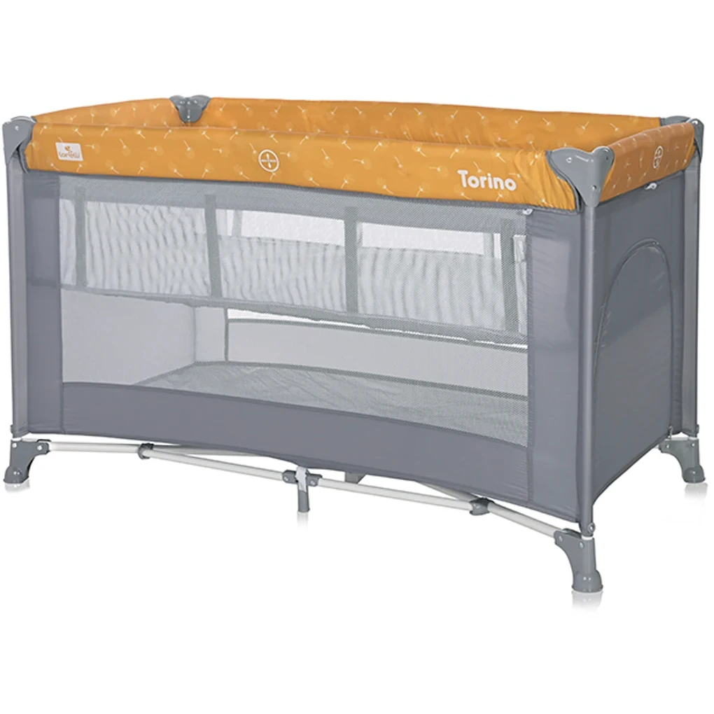 Детский манеж Lorelli TORINO 2 Layer Lemon Curry Floral