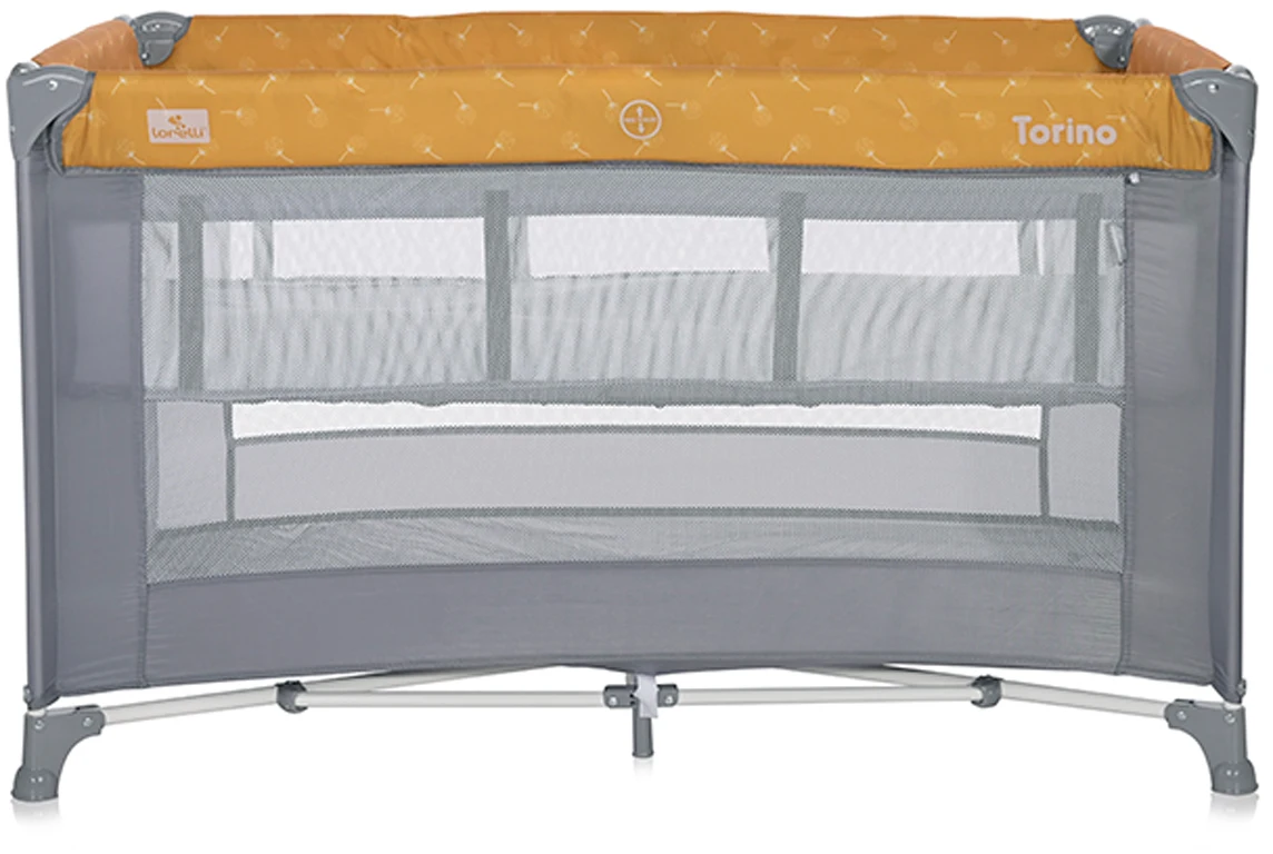 Дитячий манеж Lorelli TORINO 2 Layer Lemon Curry Floral
