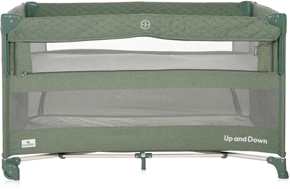 Ліжко-манеж Lorelli UP and DOWN Iceberg Green Teddy Bear