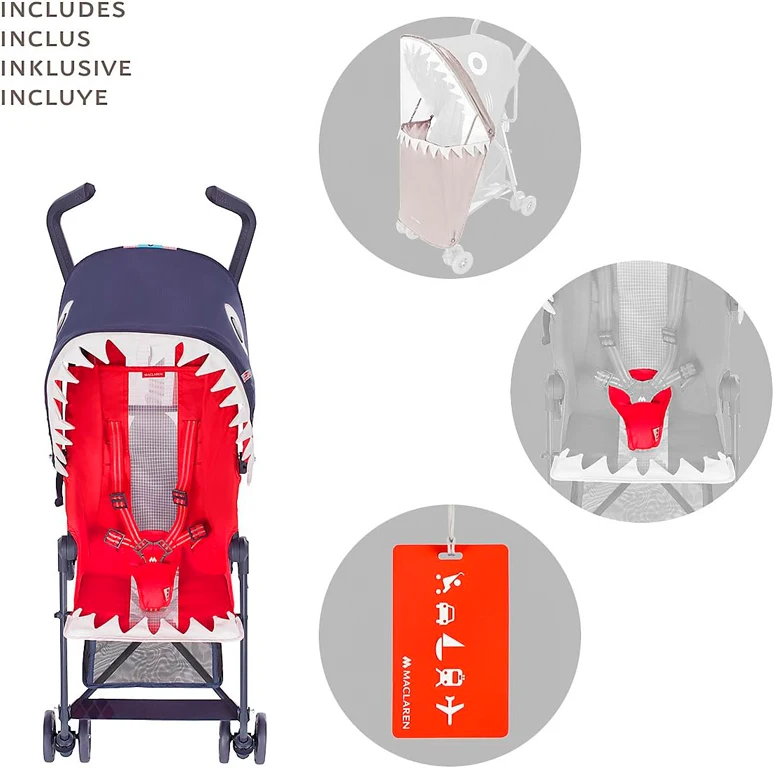 Коляска-трость Maclaren Mark II Shark Buggy (WD1G105092)