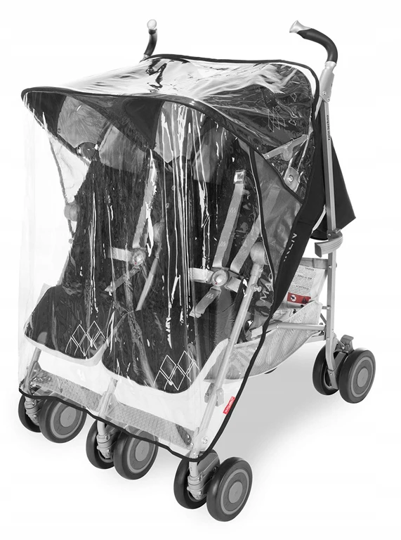 Коляска-трость для двойни Maclaren Twin Techno Black (WM1Y130012)