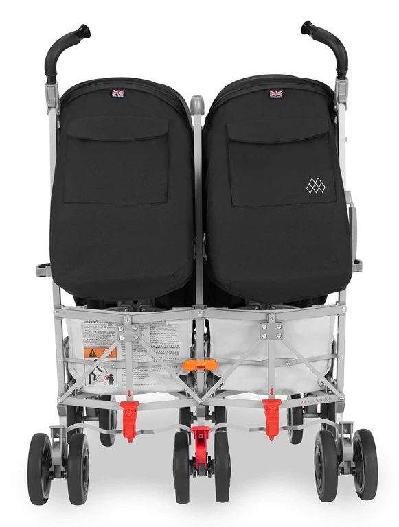 Коляска-трость для двойни Maclaren Twin Techno Black (WM1Y130012)