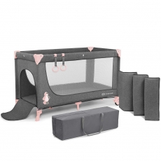 Детский манеж Kinderkraft Joy Pink