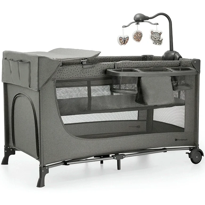 Манеж с пеленатором Kinderkraft Joy 2 Dark Grey