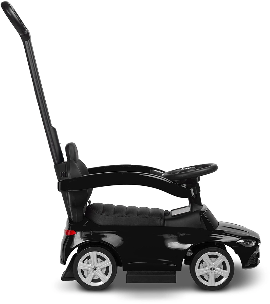 Машинка для катання Caretero (Toyz) Mercedes C-CLASS з батьківською ручкою Black