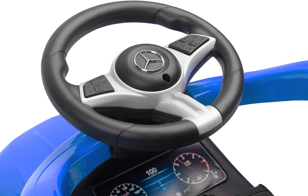 Машинка для катання Caretero (Toyz) Mercedes C-CLASS з батьківською ручкою Blue