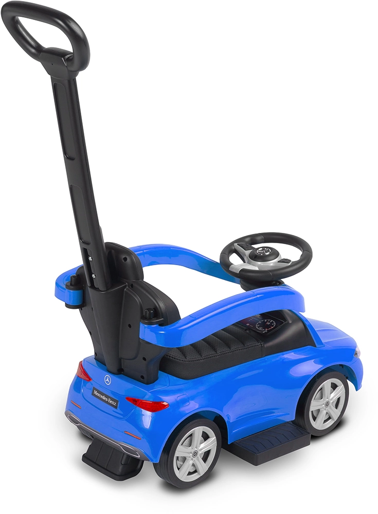 Машинка для катання Caretero (Toyz) Mercedes C-CLASS з батьківською ручкою Blue