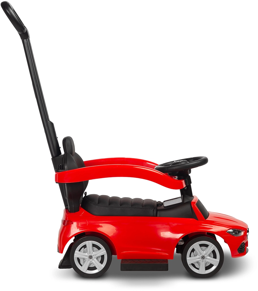 Машинка для катання Caretero (Toyz) Mercedes C-CLASS з батьківською ручкою Red