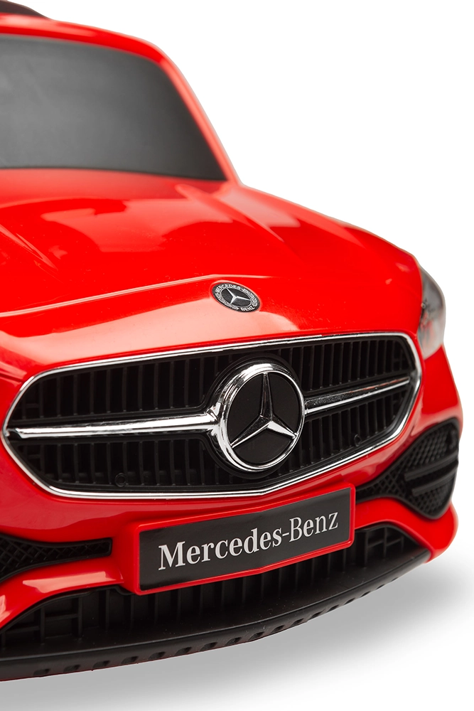 Машинка для катання Caretero (Toyz) Mercedes C-CLASS з батьківською ручкою Red