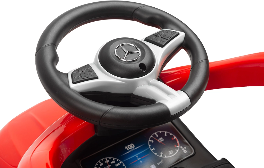 Машинка для катання Caretero (Toyz) Mercedes C-CLASS з батьківською ручкою Red