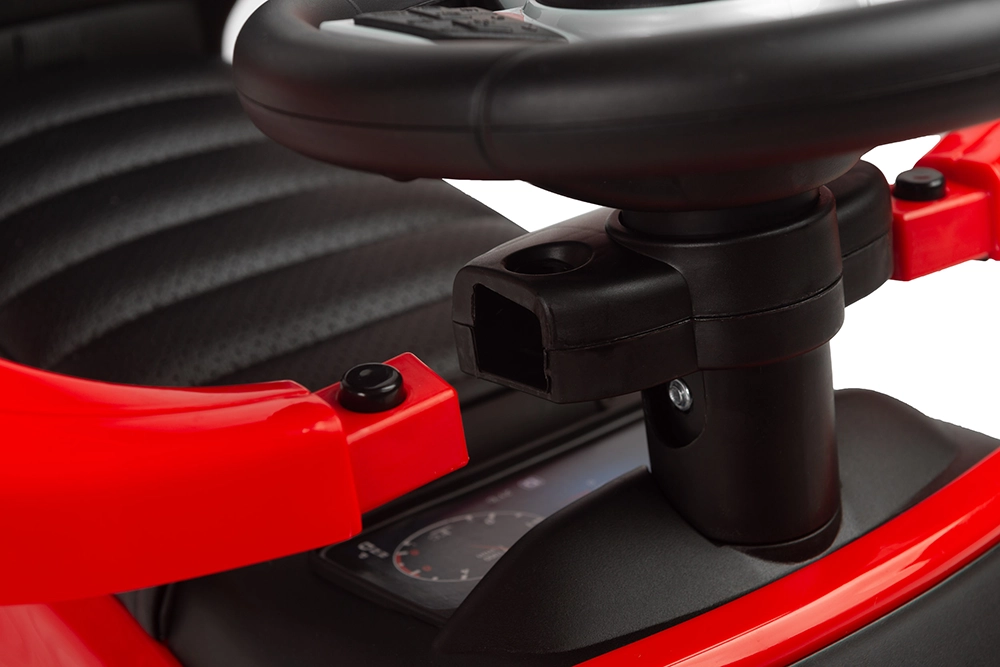 Машинка для катання Caretero (Toyz) Mercedes C-CLASS з батьківською ручкою Red