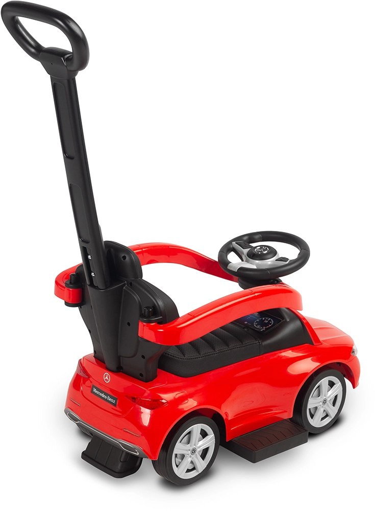 Машинка для катання Caretero (Toyz) Mercedes C-CLASS з батьківською ручкою Red