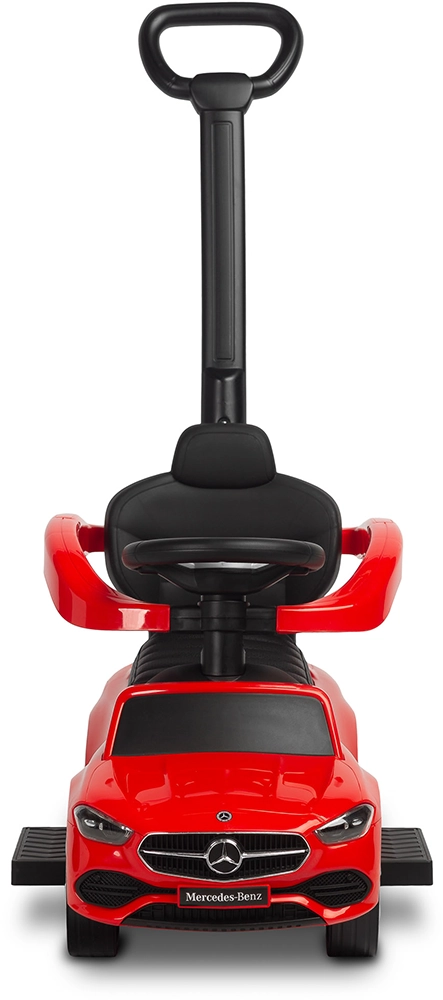 Машинка для катання Caretero (Toyz) Mercedes C-CLASS з батьківською ручкою Red