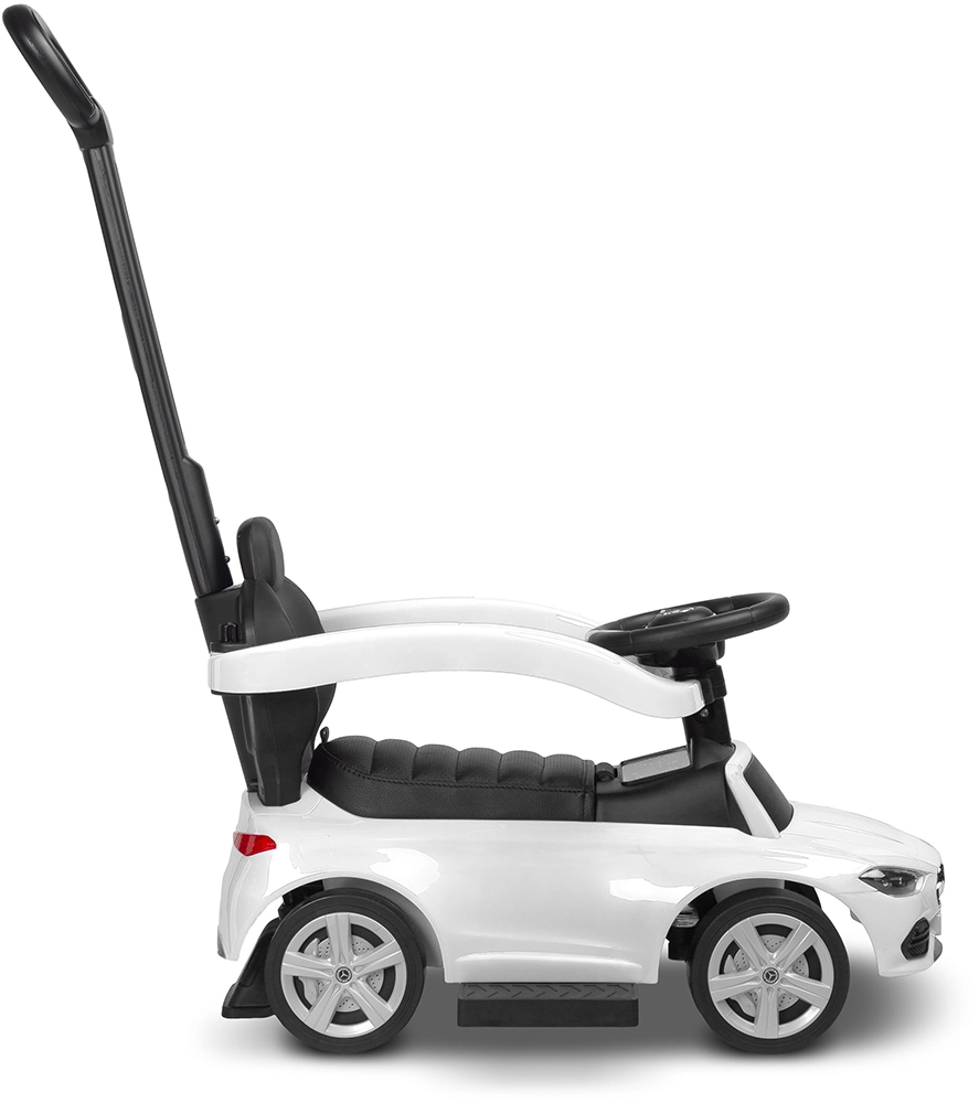 Машинка для катання Caretero (Toyz) Mercedes C-CLASS з батьківською ручкою White