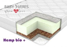 Детский матрас Baby Veres Hemp bio+ 120×60×12 см