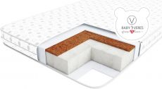 Детский матрас Baby Veres Hollowfiber + 120×60×10 (50.2.02)