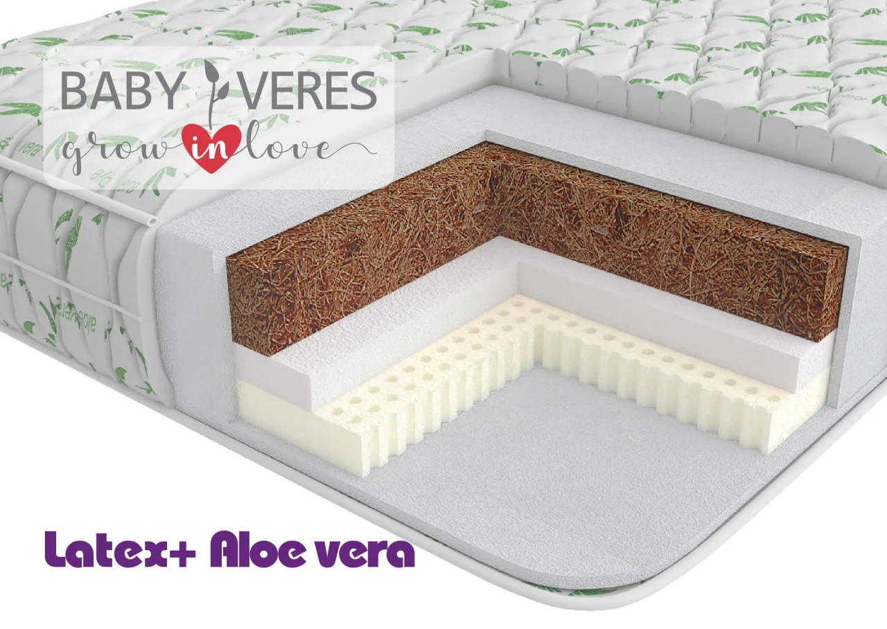 Матрас Veres Latex+ Aloe vera 160х80х18 см
