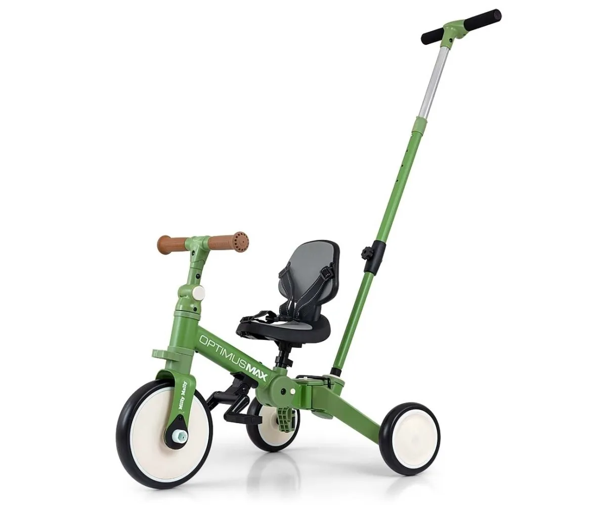 Трехколесный велосипед Milly Mally Optimus Max 5 в 1 Green