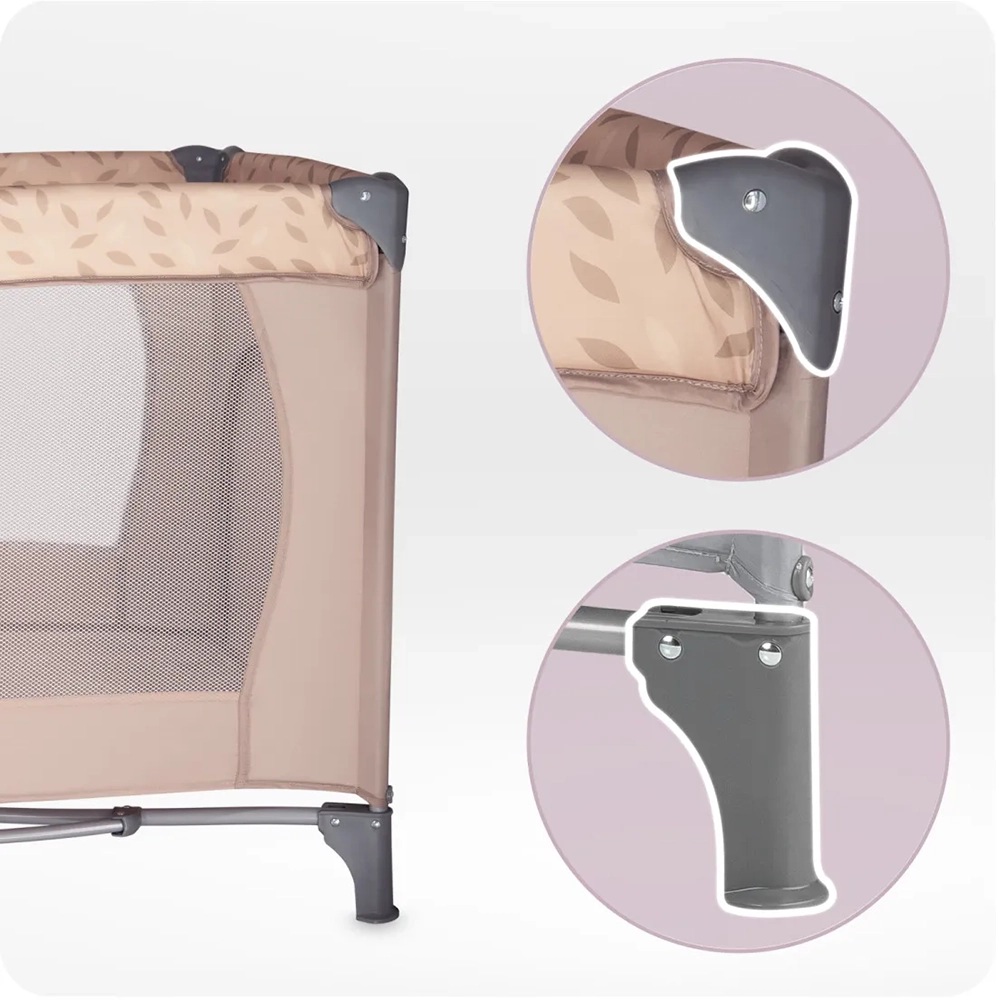 Дитячий манеж MoMi BELOVE beige