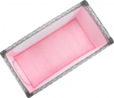 Дитячий манеж MoMi BELOVE pink