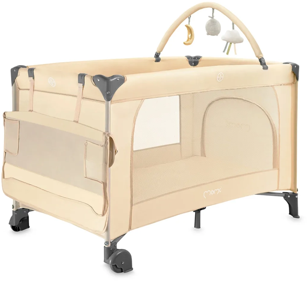 Дитячий манеж MoMi BELOVE PLUS beige