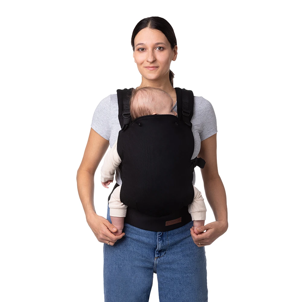 Рюкзак кенгуру MoMi COLLET Black