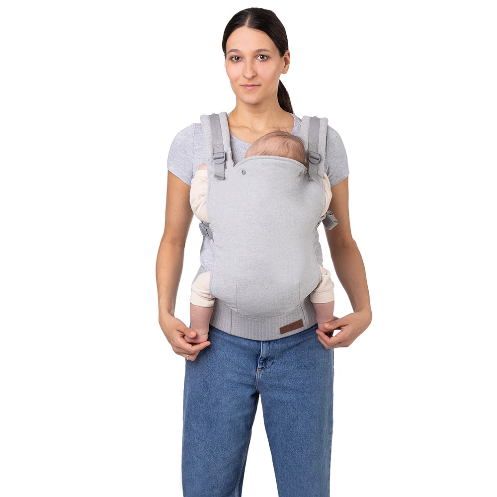 Рюкзак кенгуру MoMi COLLET Gray