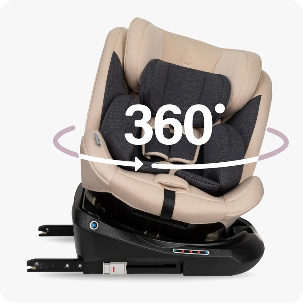 Автокрісло MoMi EMI I-SIZE 360 Beige
