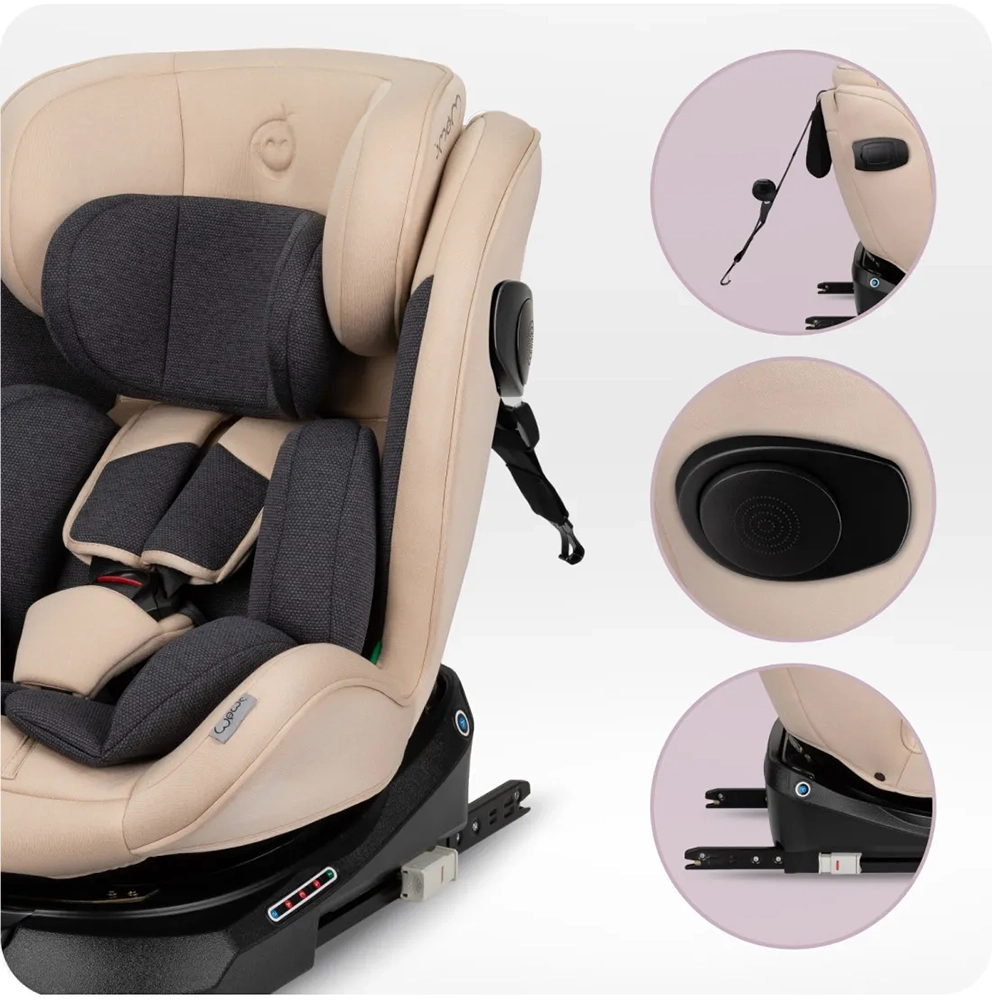 Автокрісло MoMi EMI I-SIZE 360 Beige