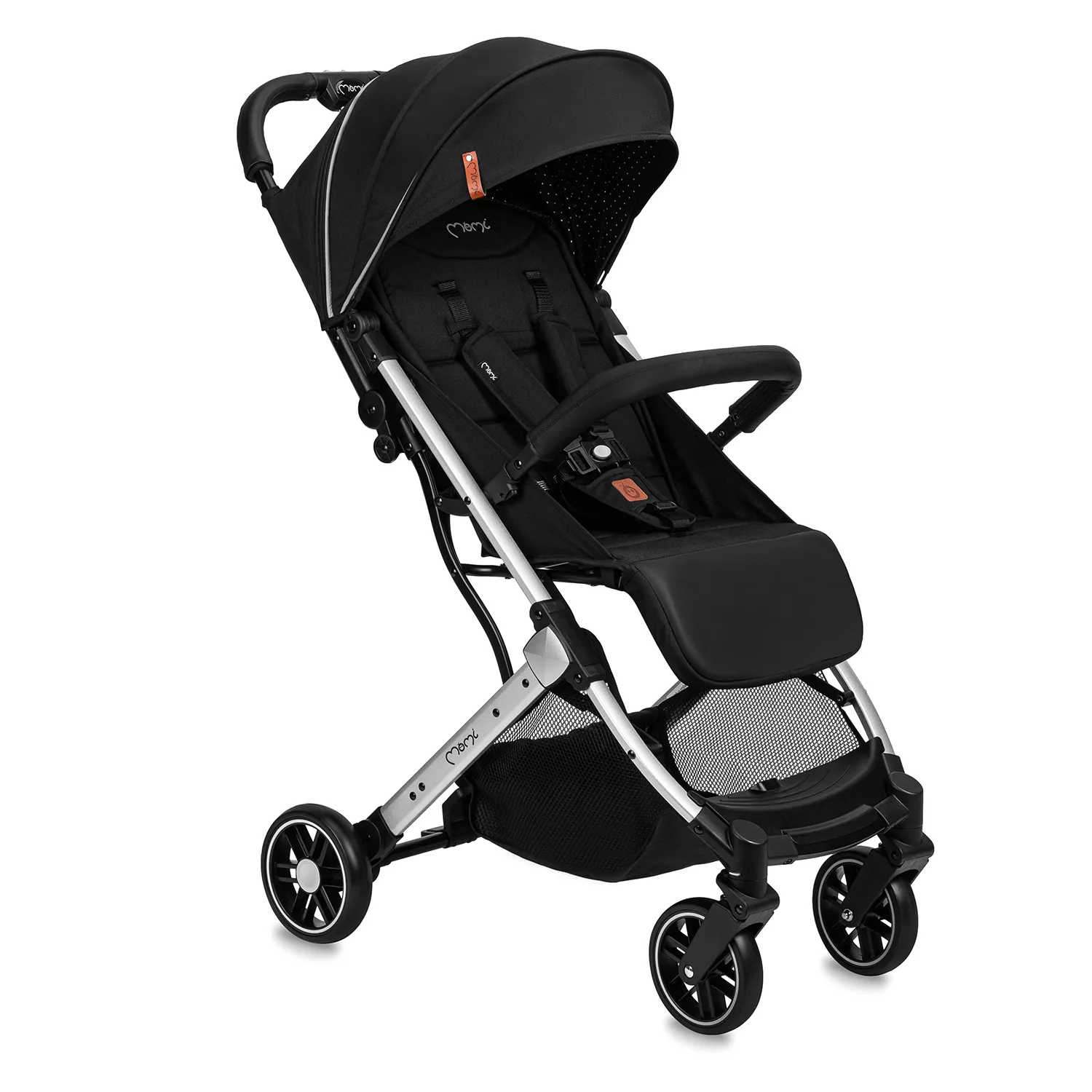 Коляска дитяча MoMi ESTELLE LIGHT Black-Silver
