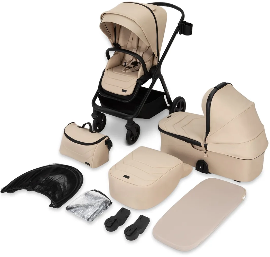 Коляска универсальная 2 в 1 MoMi GISELLE Beige