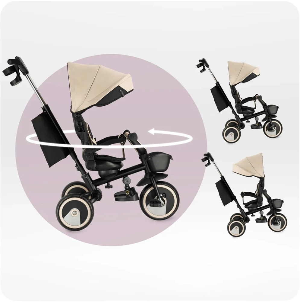 Триколісний велосипед 3 в1 MoMi IVI beige 