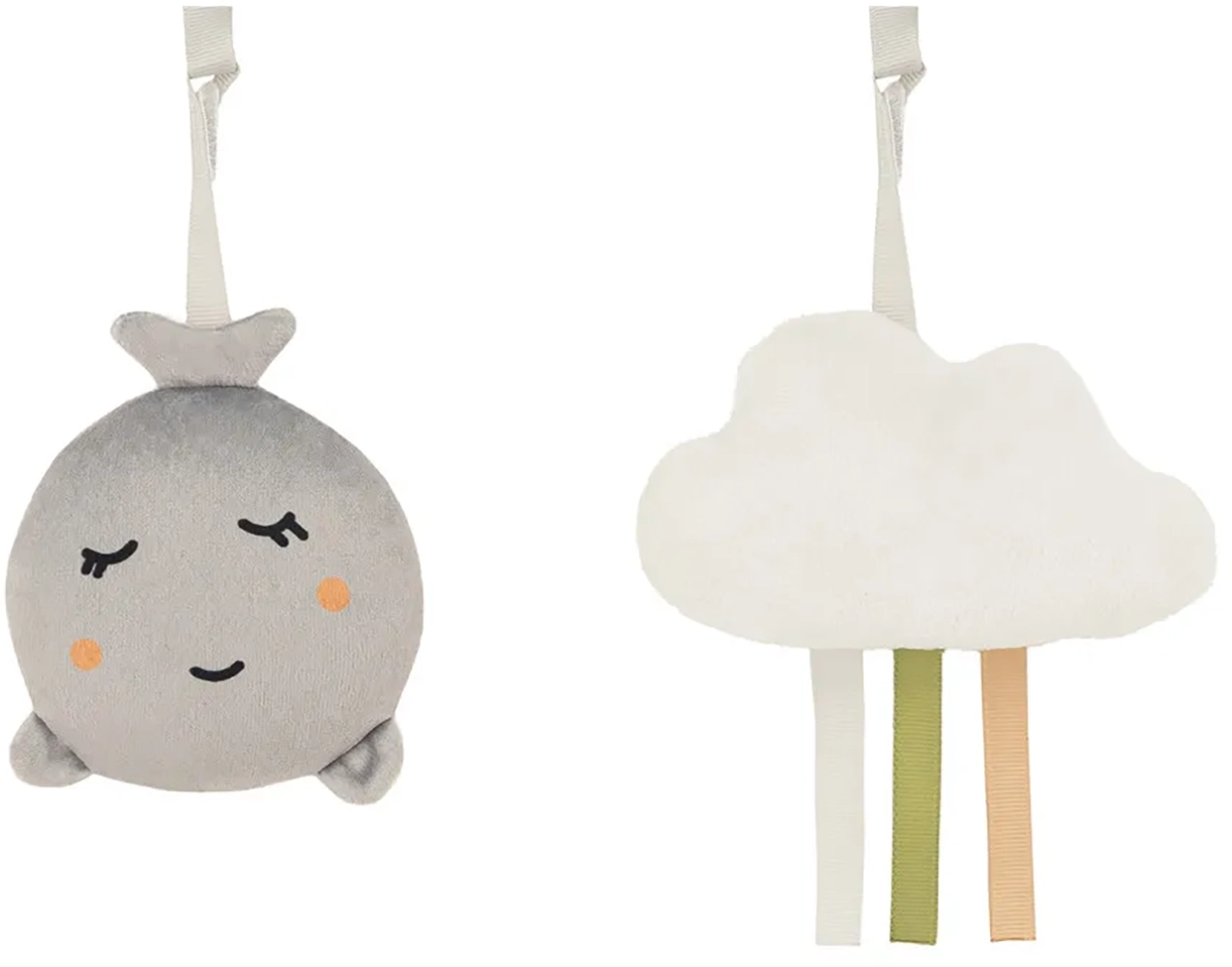 Шезлонг MoMi LAPIS light gray