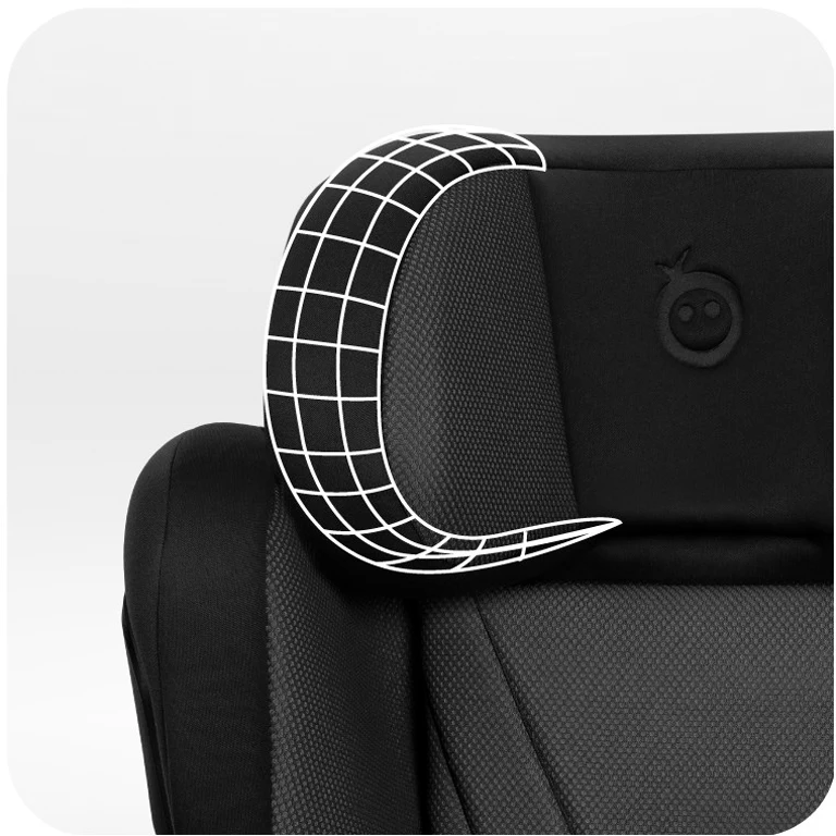 Автокрісло MoMi MEI black 100-150 см