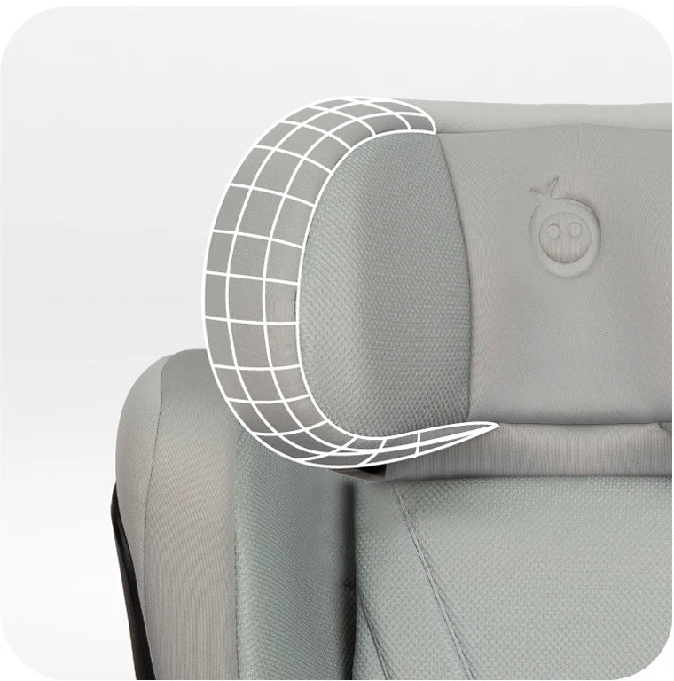 Автокрісло MoMi MEI gray 100-150 см
