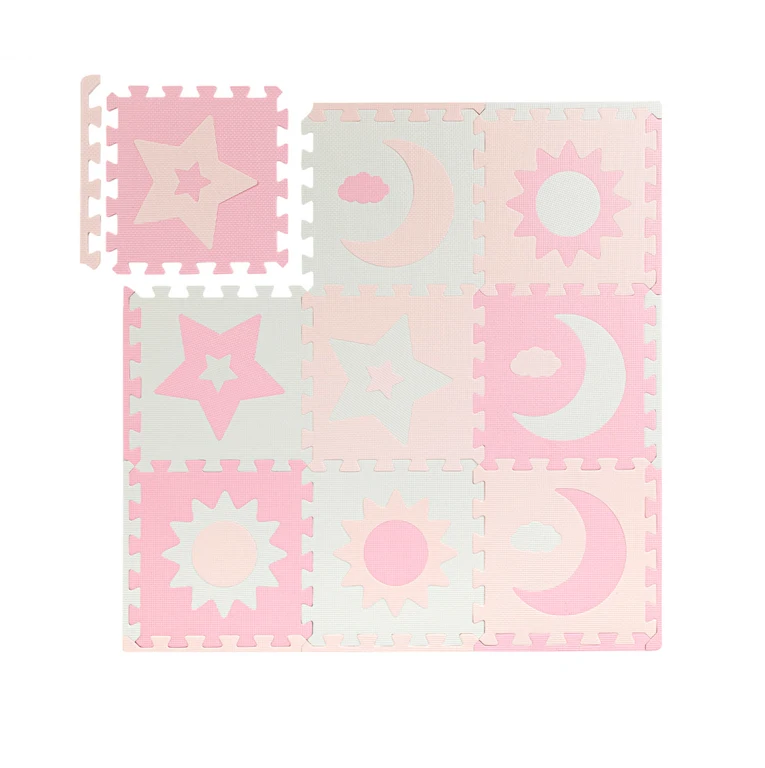 Килимок-пазл MoMi NEBE pink (90 x 90 см)