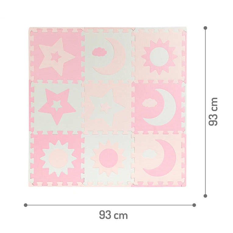 Килимок-пазл MoMi NEBE pink (90 x 90 см)