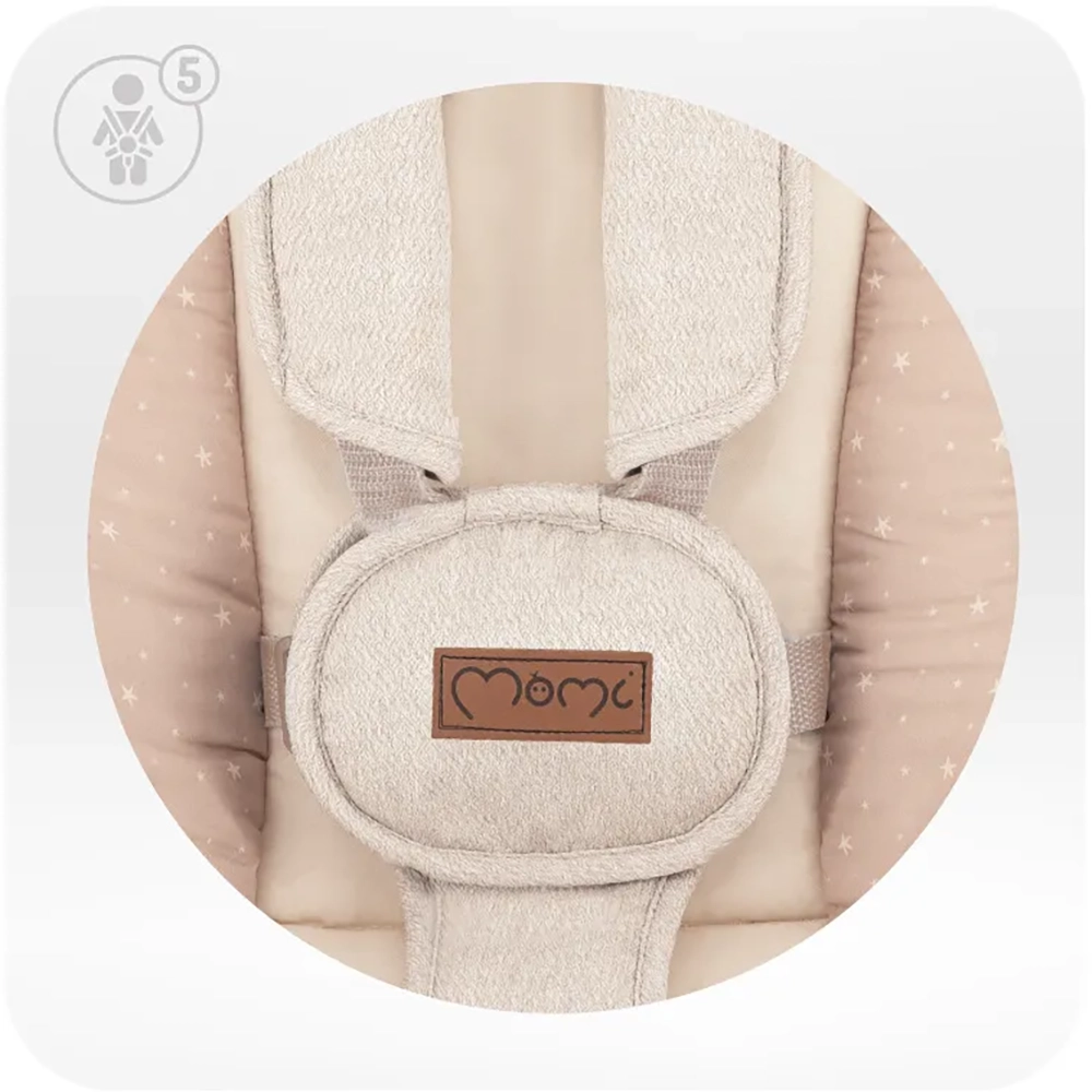 Електрична гойдалка MoMi PEARL beige