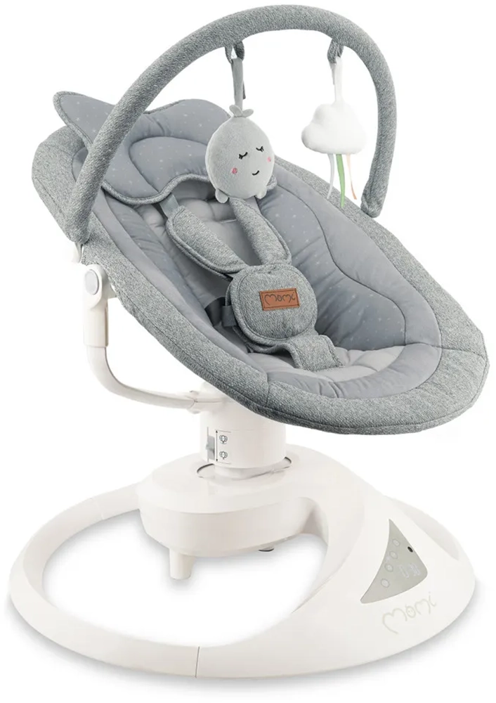 Электрическая качалка MoMi PEARL grey